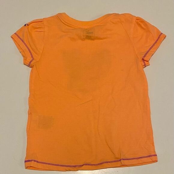 Puma Orange and Pink/Purple Shirt and Mesh Short Set - 4T - Picture 4 of 11